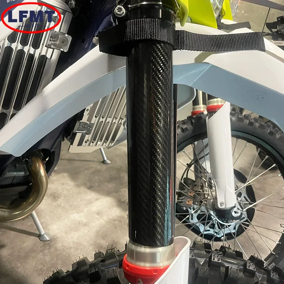 160mm-270mm Carbon Fiber Front Fork Guard Wrap Cover For KTM SHERCO Beta Kawasaki Suzuki Honda Yamaha Motocross Universal Parts - Image 3