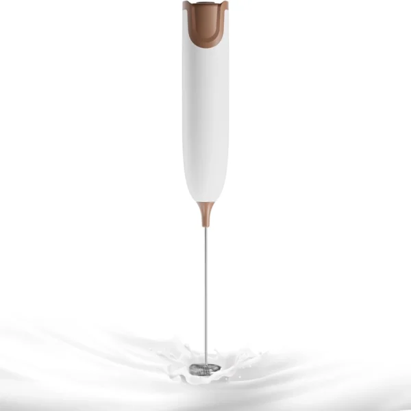 Handheld Milk Frother, Battery Operated Froth Maker, Mini Blender & Blender Coffee Milk Frother Perfect for Bulletproof Coffee