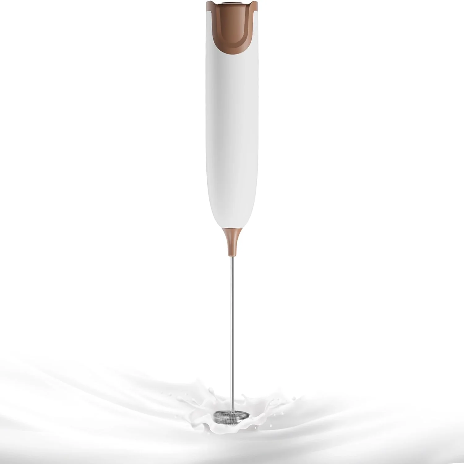 Handheld Milk Frother, Battery Operated Froth Maker, Mini Blender & Blender Coffee Milk Frother Perfect for Bulletproof Coffee