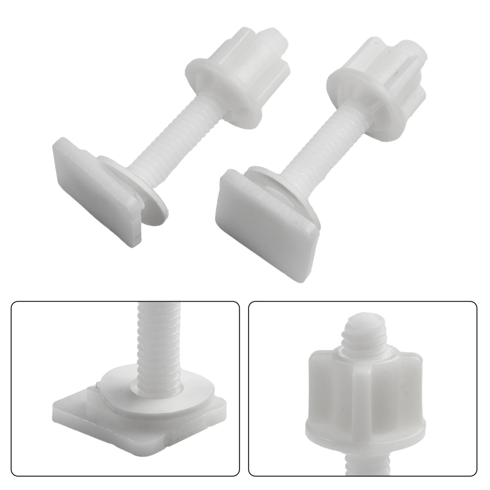 High Quality Seat Hinge Screw Toilet Seat Hinge Screw Parts Practical Repair Replacment Screws Seat Set Toilet Tool - Image 5