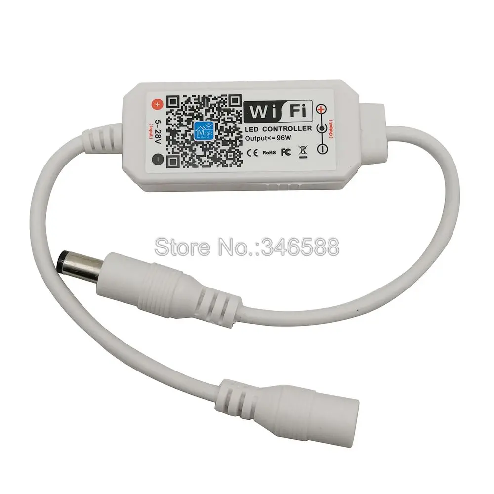 Magic Home DC 12V 24V Wireless Mini WiFi Dimmable Controller Single Color LED Controllers for 2835 5050 5730 LED Strip Light - Image 6