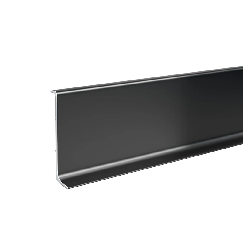 Página de inicio decoración de suelo Metal decoración kickboard moldeo Gabinete de cocina LED perfil kickboard de aluminio - Image 5