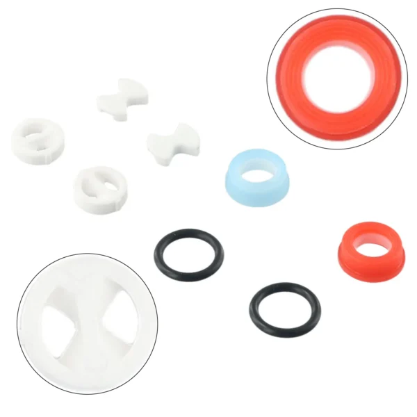 New Practical Garden Home Silicon Washer Kit Ceramic Discs Ceramic & Rubber Easy To Install For Valve Tool Valve - Image 5