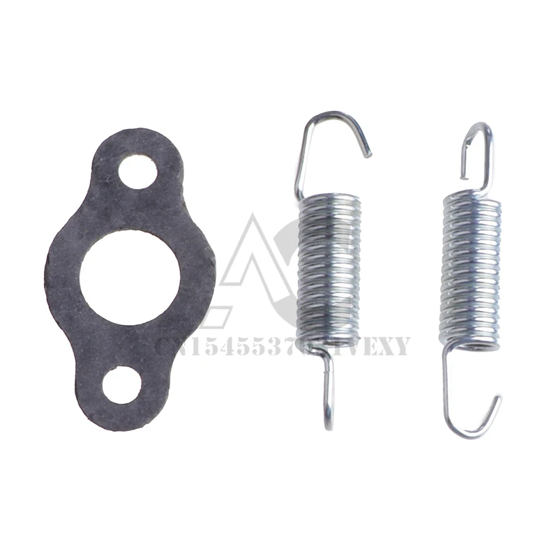 Black Pipe Exhaust Muffler Fit For 2 Stroke 50 80cc Bike Gas Engine Curved Exhaust Pipe Motor Bicycle Parts - Image 4