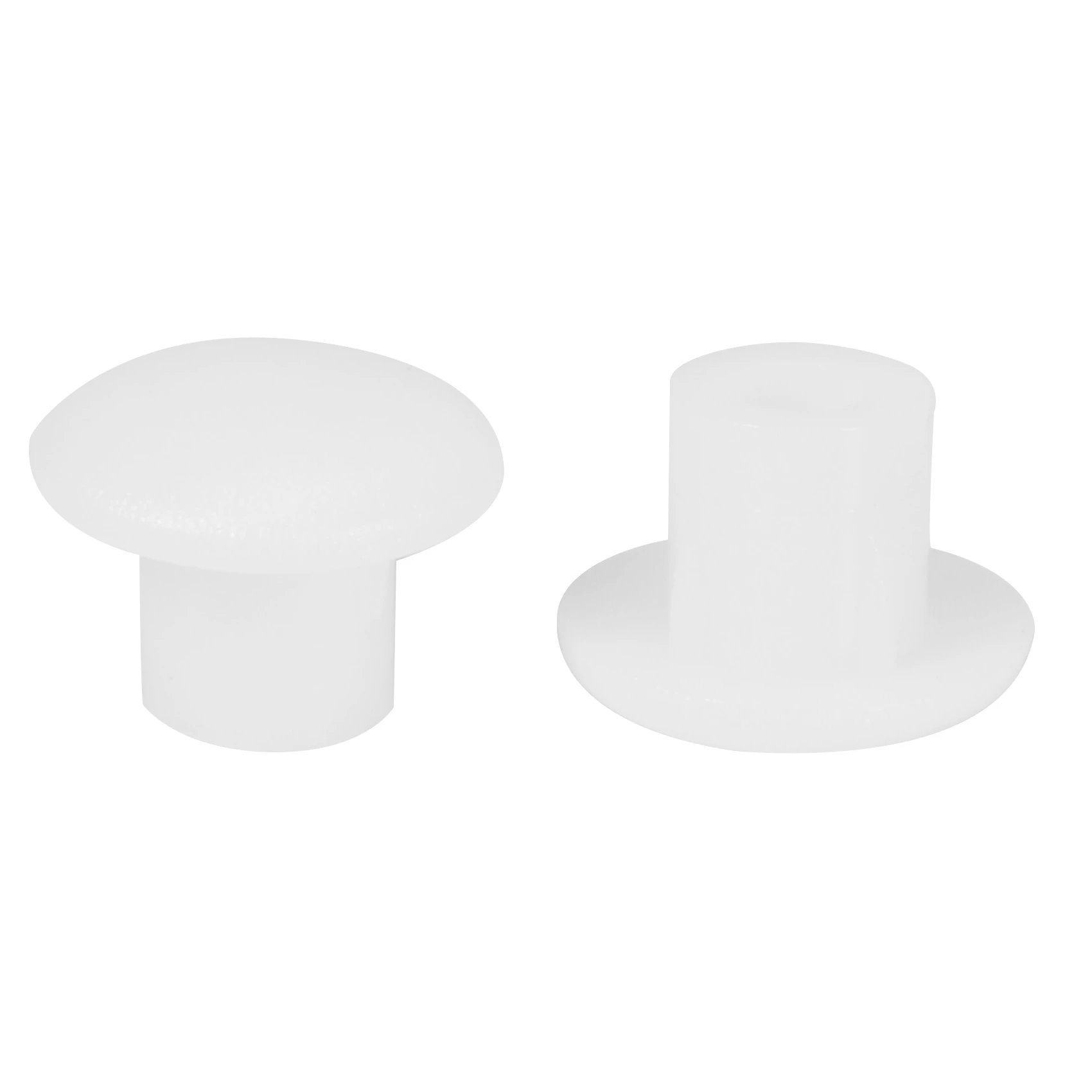 BVBV 100 Pcs Home Furniture Decor 5 mm White Plastic Hole Drilling Cover