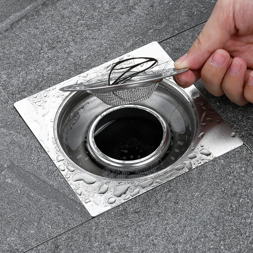 9cm Kitchen Sink Strainer Stainless Steel Sink Drain Strainer Food Catcher Tools For Kitchen Bathroom Balcony Dropshipped