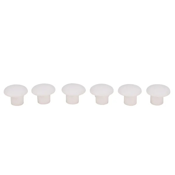 BVBV 100 Pcs Home Furniture Decor 5 mm White Plastic Hole Drilling Cover - Image 5