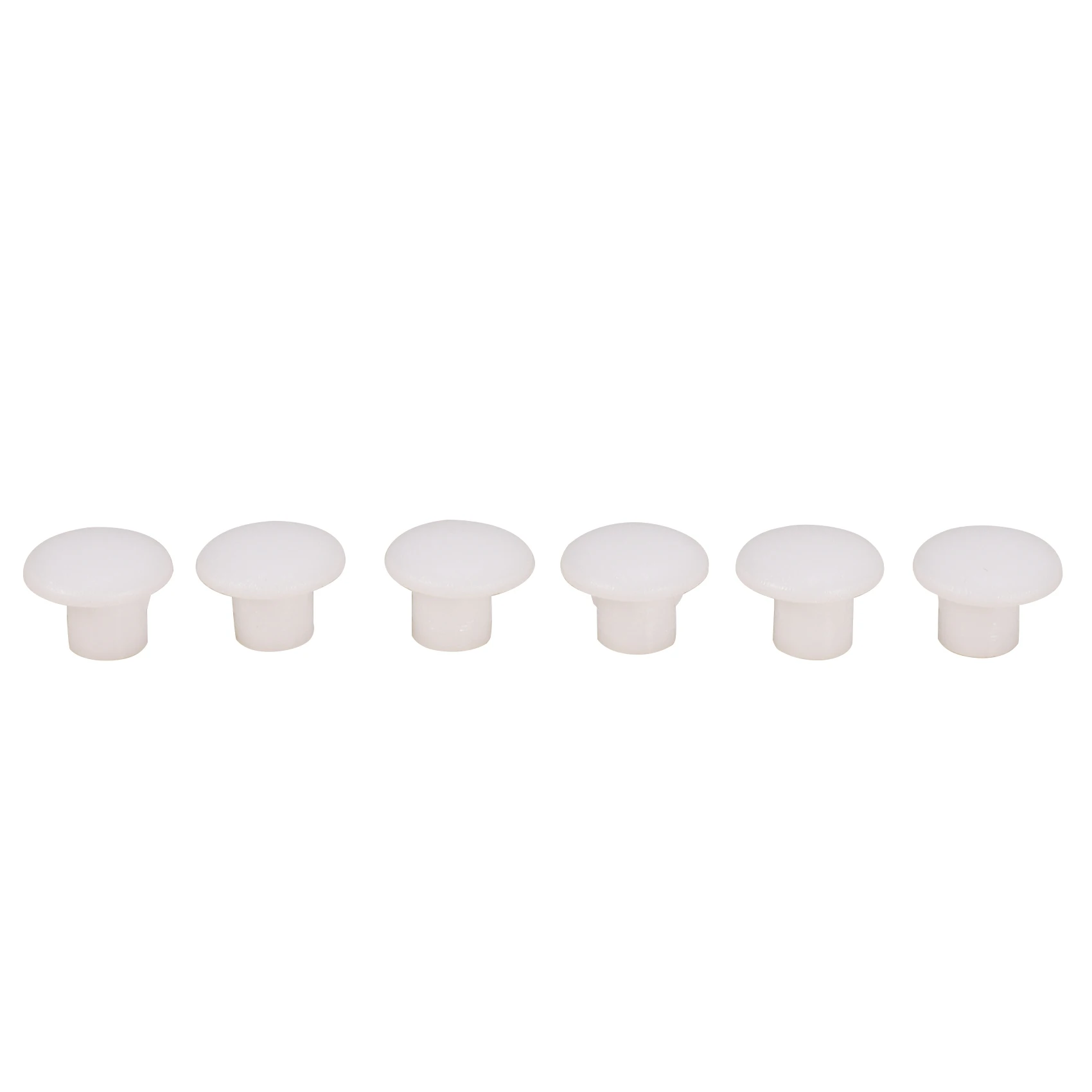 BVBV 100 Pcs Home Furniture Decor 5 mm White Plastic Hole Drilling Cover - Image 5
