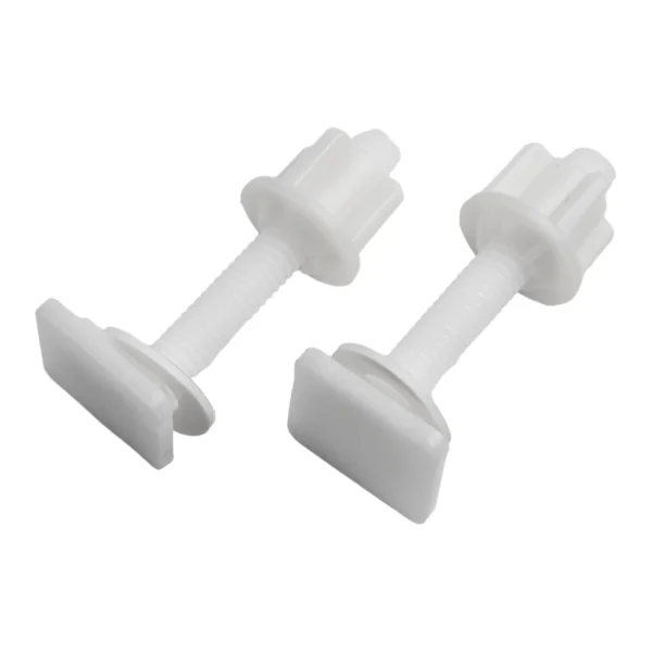 Parts Seat Hinge Screw Toilet Seat Hinge Screw Practical Plastic Repair Replacment Seat Toilet Tool Accessories Washers Bolts - Image 2
