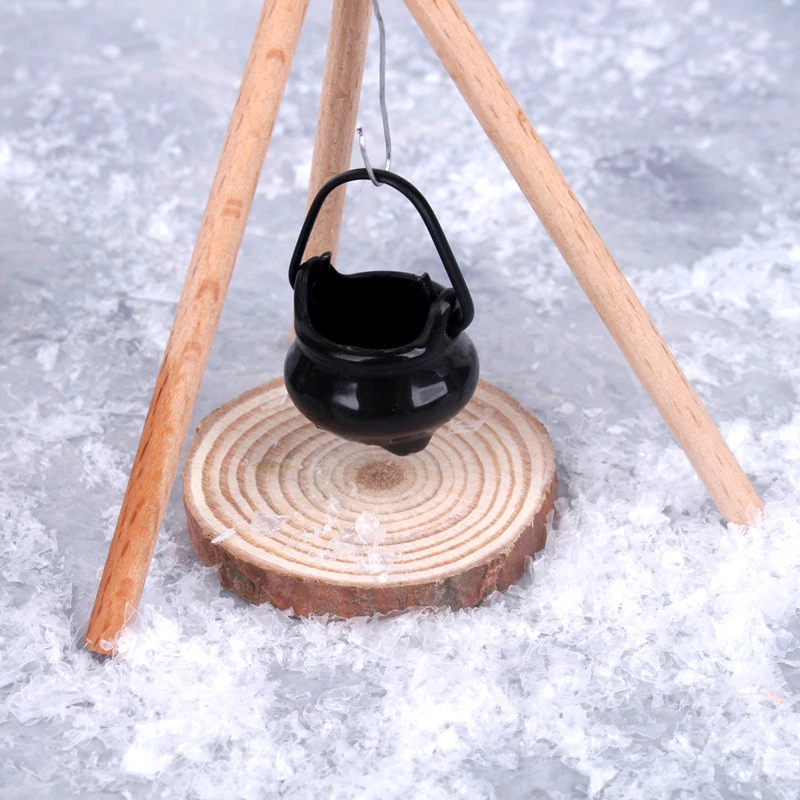 1:12 Dollhouse Camping Campfire Scene Model Dollhouse Miniature Bonfire Ornament Micro Garden Landscape Decoration Accessories - Image 5