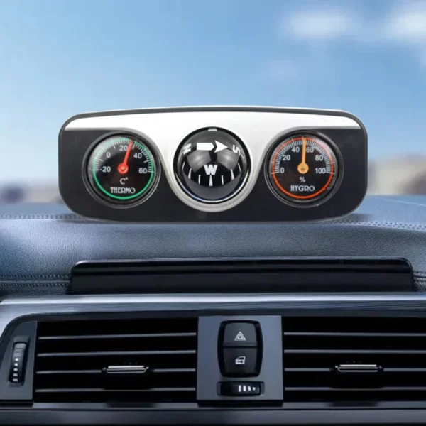 Car Guide Ball Multi functional Compass with Temperature Gauge General Motors Interior Accessories Travel Tools