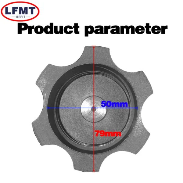CNC Aluminum Gas Fuel Tank Cap Cover For Kayo Bse Chinese CRF TTR KLX 110 50 70 90 125 140 150 160 190CC Dirt Pit Bike ATV Parts - Image 2
