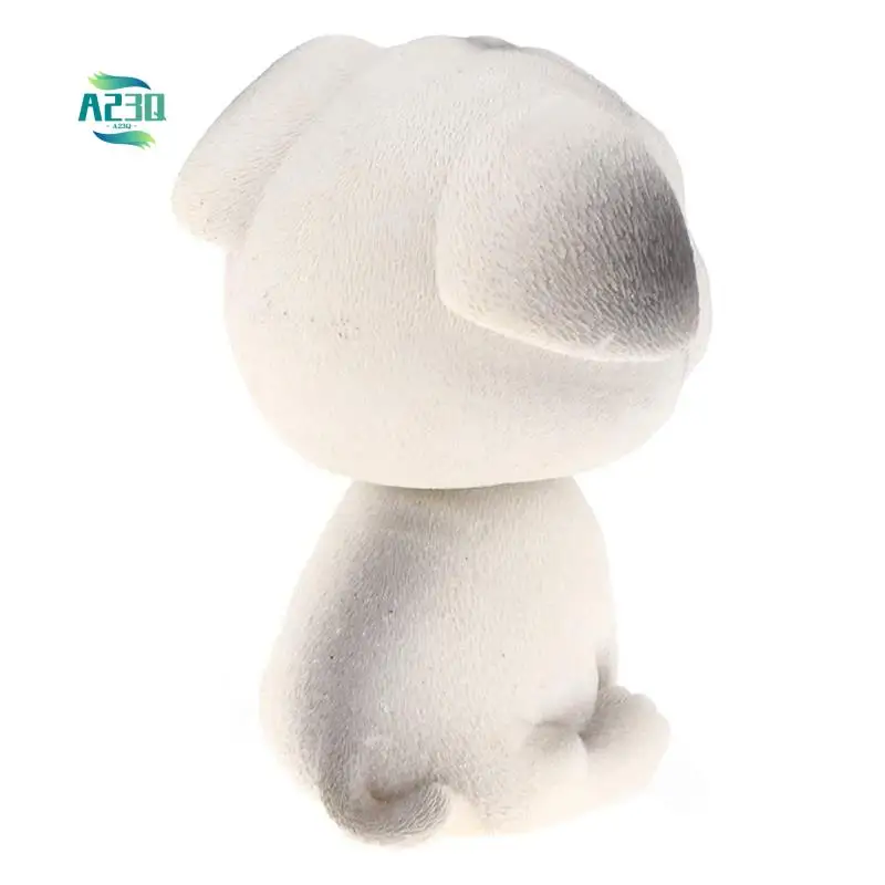 A23Q-Resin Cute Bobble Head Dog Bobbing Head Puppy Figurine Toy Home Home/Car Dashboard For Car Vehicle Decoration - Pug