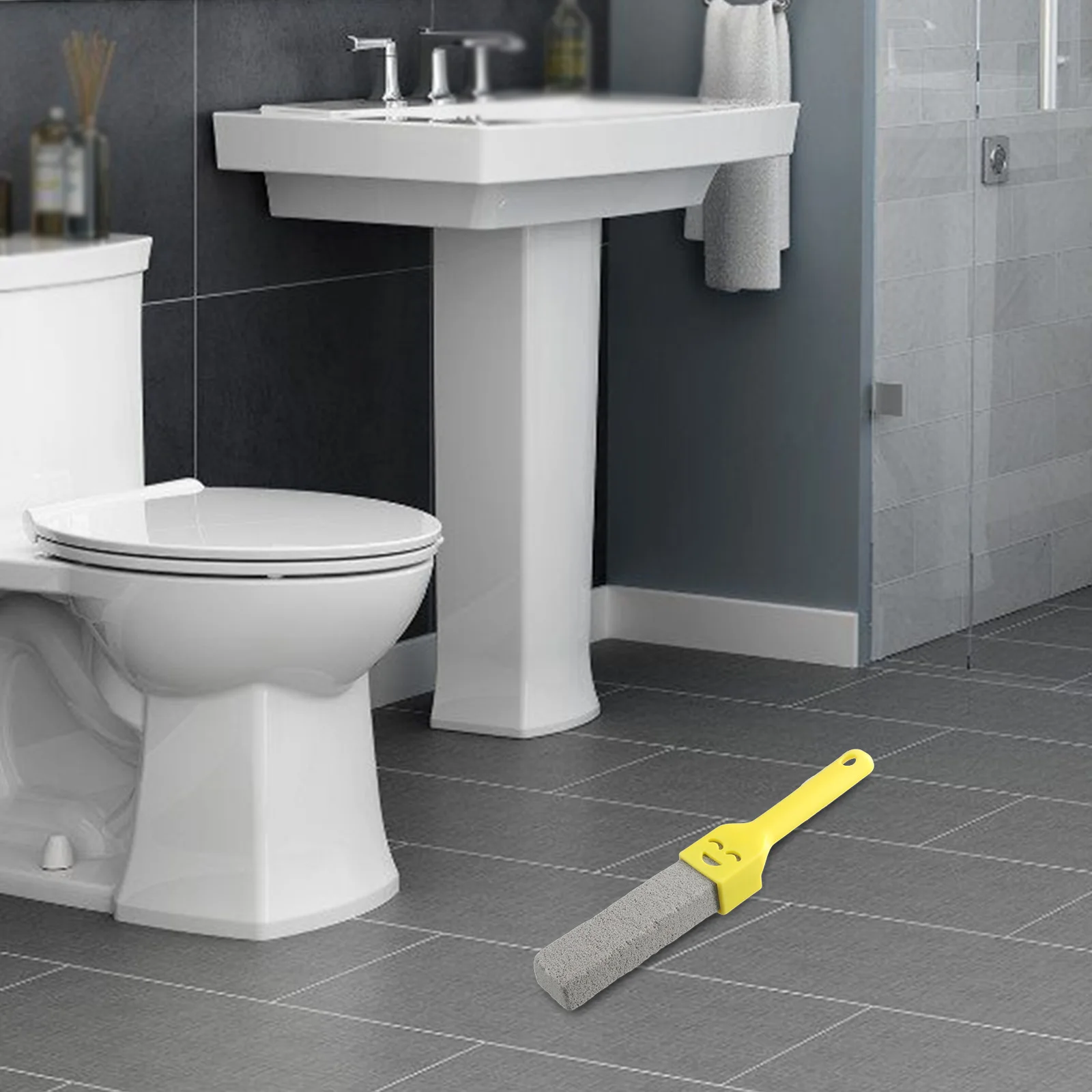 1PC Pumice Stone Cleaning Tool Seat Toilet Limescale Rust Stain Dirt Removal Brush Bathroom Tile Sink Household Washing Tools - Image 3