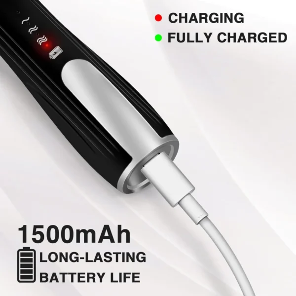 Rechargeable Milk Frother with Speeds, Powerful Whisk Drink Mixer with 2 Head for Coffee, Mini Foam Maker for Cappuccino, Frap - Image 4