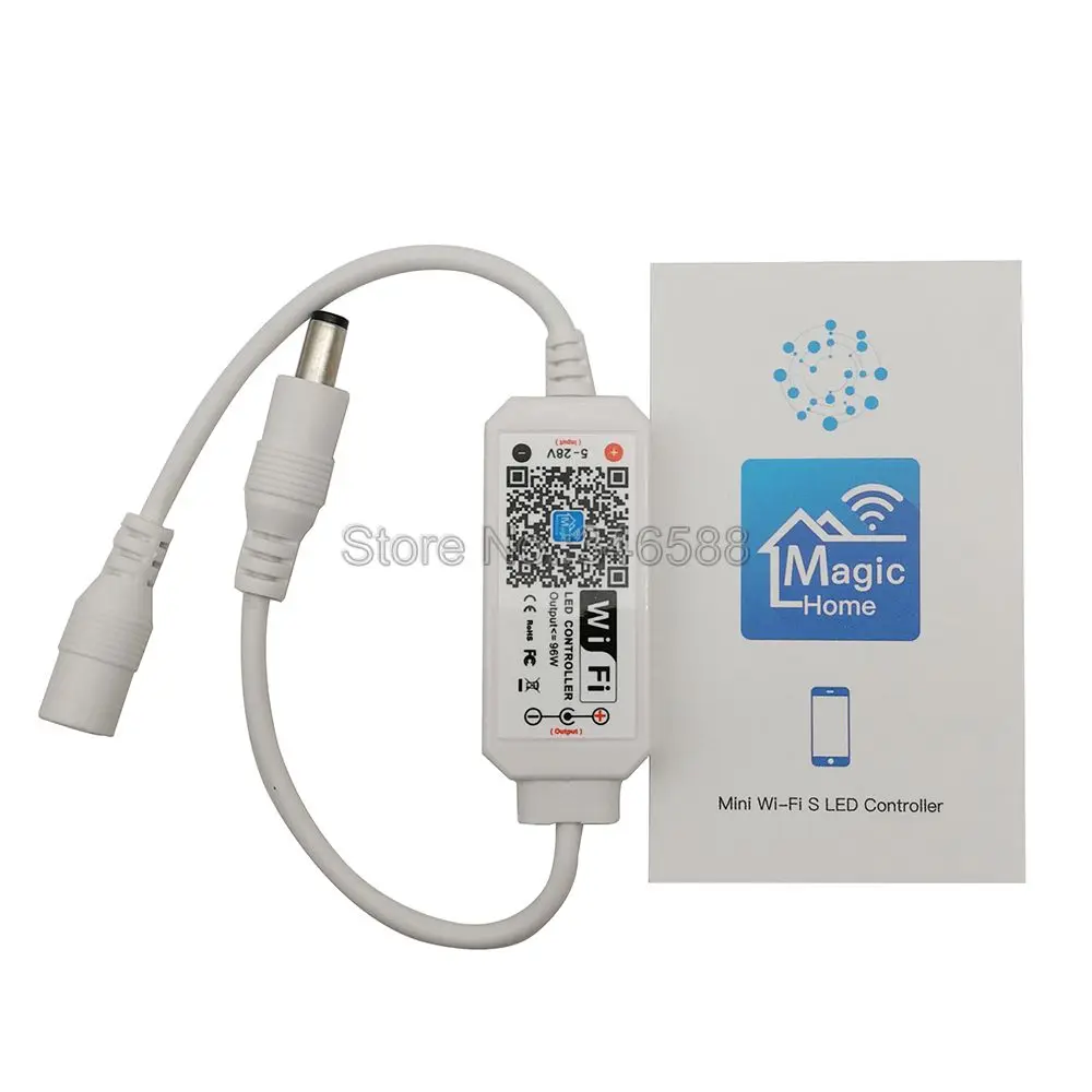 Magic Home DC 12V 24V Wireless Mini WiFi Dimmable Controller Single Color LED Controllers for 2835 5050 5730 LED Strip Light - Image 4