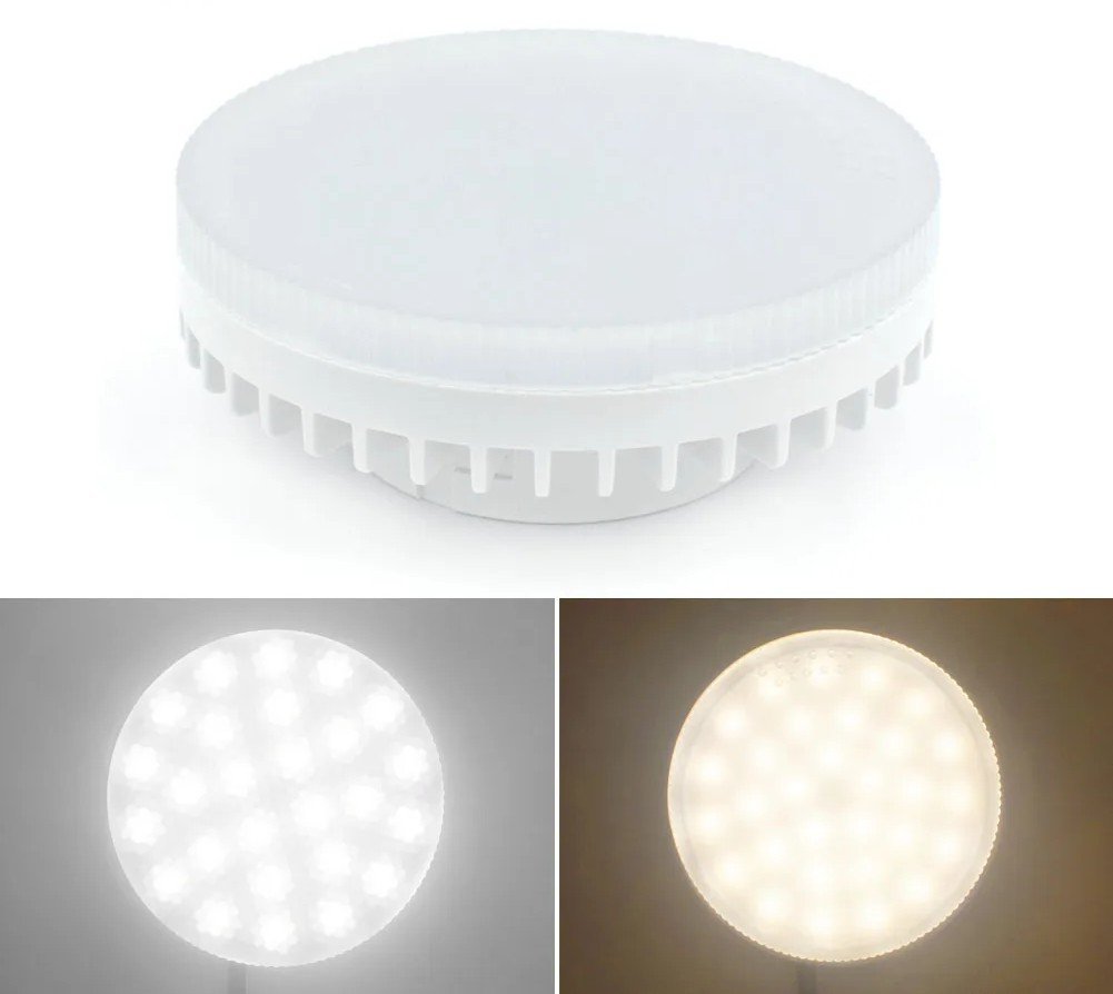 Gx53 LED Bulb Light Under cabinet luminaie 5W 7W 9W 12W 15W 18W Wardrobe Light 85-265V Led Spotlight Cold Warm White Puck Light