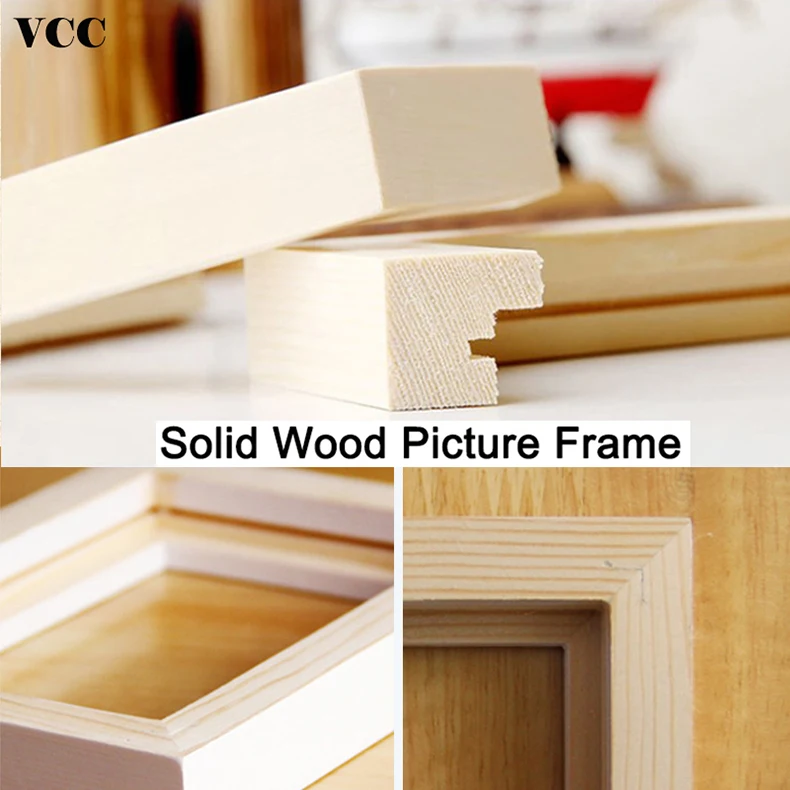Nature Wooden Classic Picture Frame A4 A3 30X40cm Plexiglass Include Poster Photo Frames For Wall Hanging Certificate Frame - Image 6