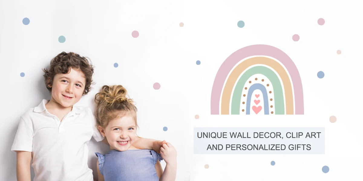Boho Bee Flower Watercolor Wall Sticker Children's Nursery Vinyl Wall Art Decal Peel and Stick Baby Kids Room Home Decoration - Image 7