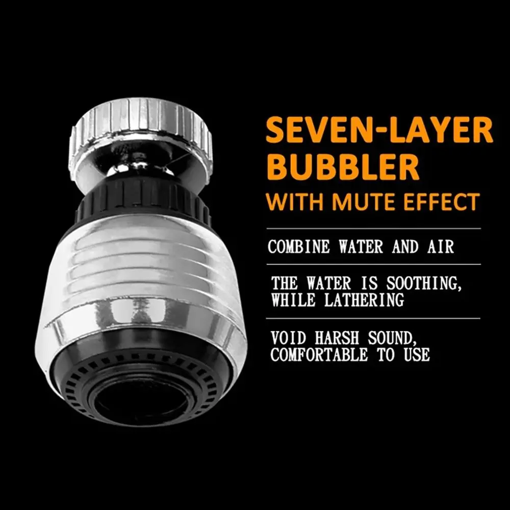 1Set Booster Nozzle Extender 360 Degree Faucet Anti Splash Head Water Saver Rotating Bubbler Bathroom Kitchen Tools Dual Mode - Image 8