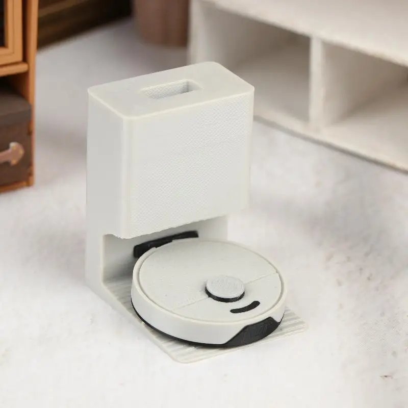 Miniature Dollhouse Vacuum Cleaner Robot 1 12 Scale Sweeper Ornament Lifelike Appliance Model Playhouse Furniture Item - Image 21