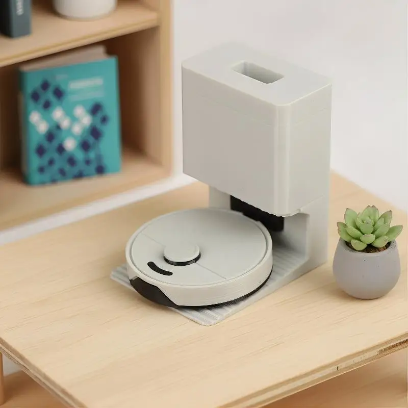 Miniature Dollhouse Vacuum Cleaner Robot 1 12 Scale Sweeper Ornament Lifelike Appliance Model Playhouse Furniture Item - Image 13