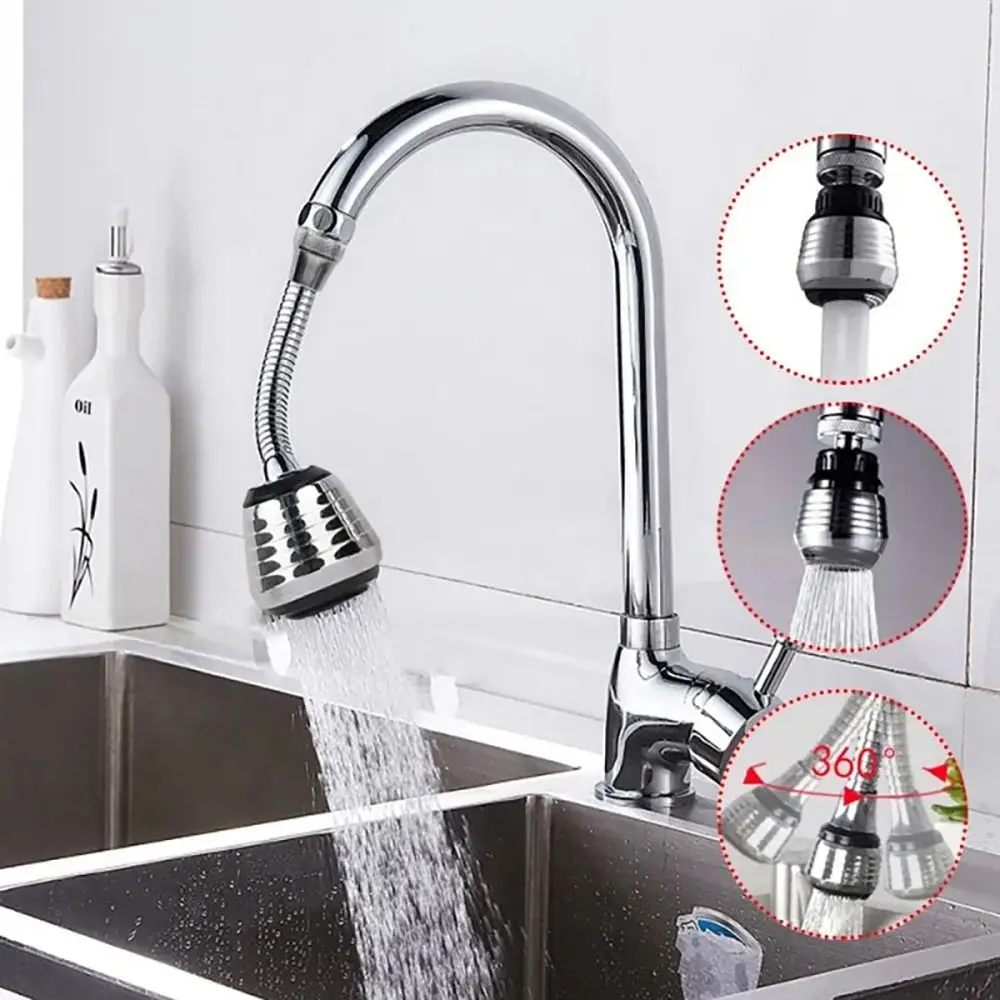 1Set Booster Nozzle Extender 360 Degree Faucet Anti Splash Head Water Saver Rotating Bubbler Bathroom Kitchen Tools Dual Mode - Image 36