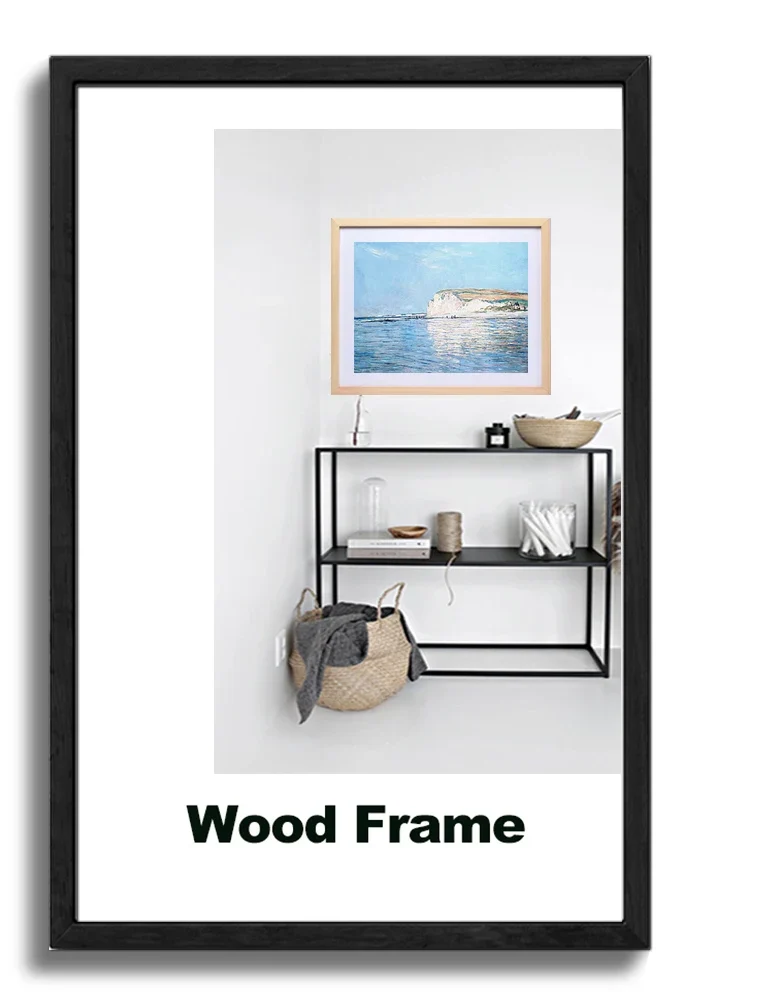 Nature Wooden Classic Picture Frame A4 A3 30X40cm Plexiglass Include Poster Photo Frames For Wall Hanging Certificate Frame