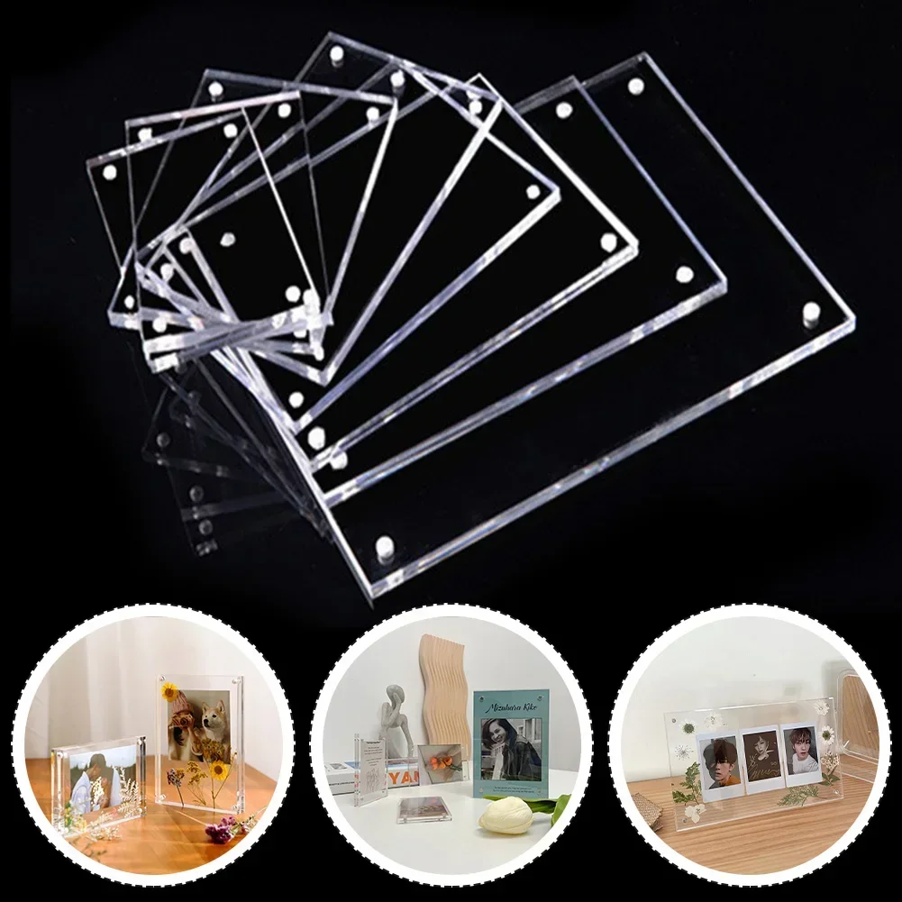 Transparent Acrylic wall photo frames Magnetic Poster Display Stand Picture Frame magnetic photo frame wall frames acrylic frame - Image 2
