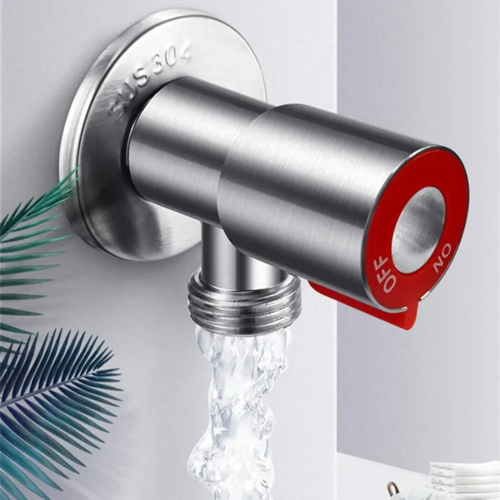 Stainless Steel Hot Cold Inlet Valve Toilet Filling Angle Valves Sink Basin Water Heater Faucet for Kitchen Bathroom Accessories - Image 5