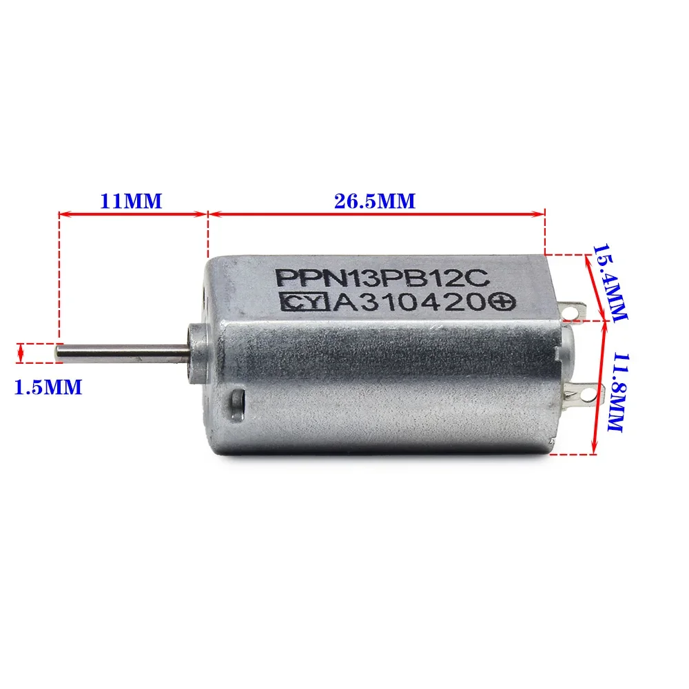 PPN13PB12C FF-050SH Mini 050 Motor DC 3V 5V 6V 8V 9V Micro 15mm Electric Motor DIY Home Appliances Car AV Device Toy Model - Image 2