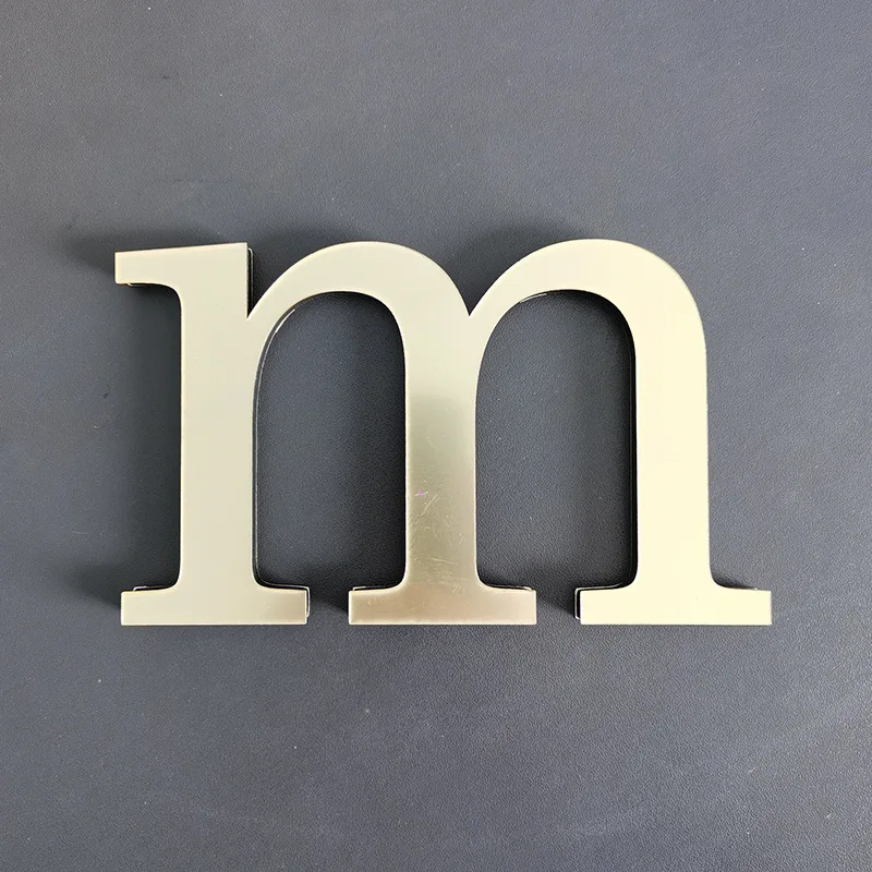 a-z A-Z English Letters Wall Stickers 10cm Acrylic Mirror Reflective 3D Decoration Door Number Letter Words Festival Home Decor - Image 5