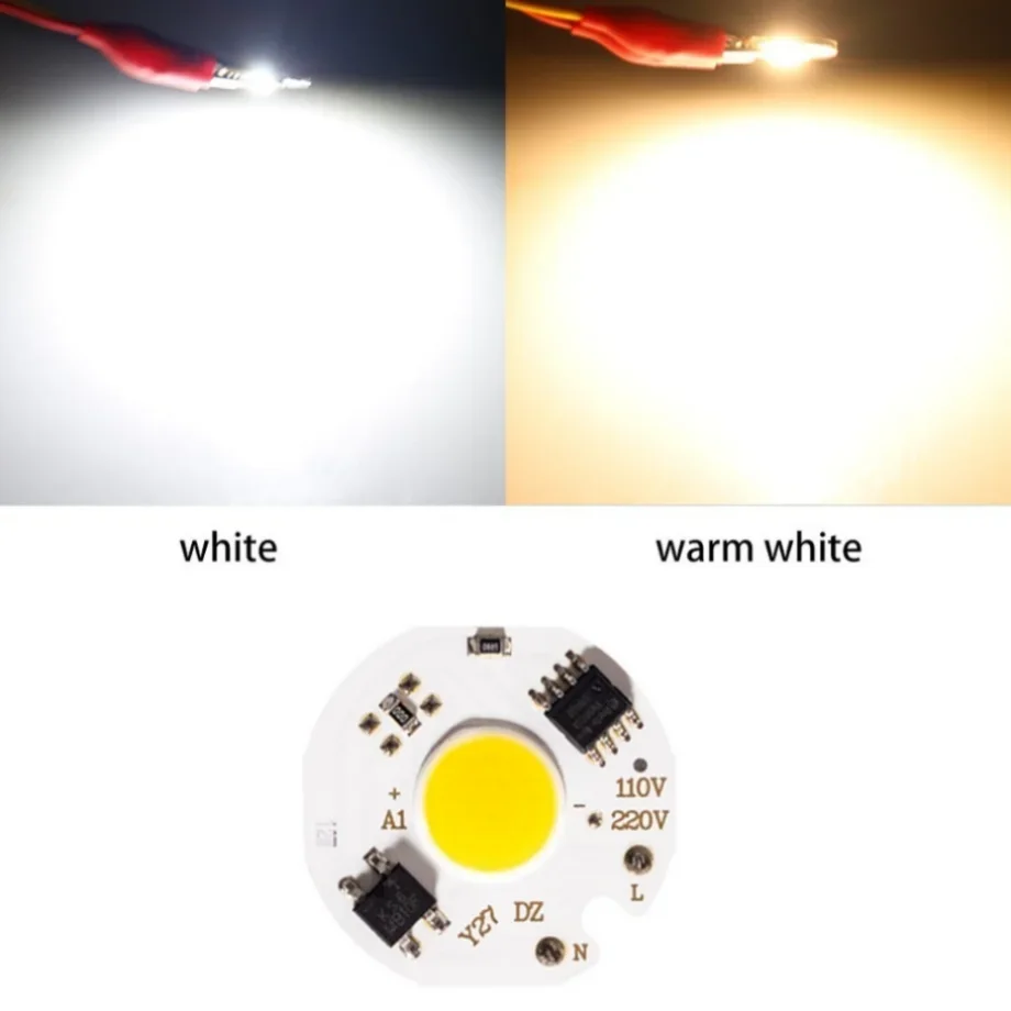 YzzKoo 3W 5W 7W 9W 10W 12W Y27 LED COB Chip Lamp 220V Smart IC No Need Driver LED Bulb For Flood Light Cold White Warm White - Image 5