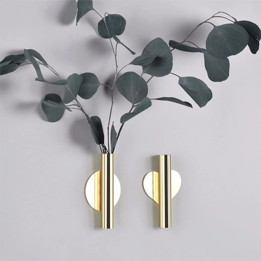 Wall Hanging Creative Plant for Simple For Living Room Frame Vase Gold Gold Golden Home Decor Home Decoration Wall
