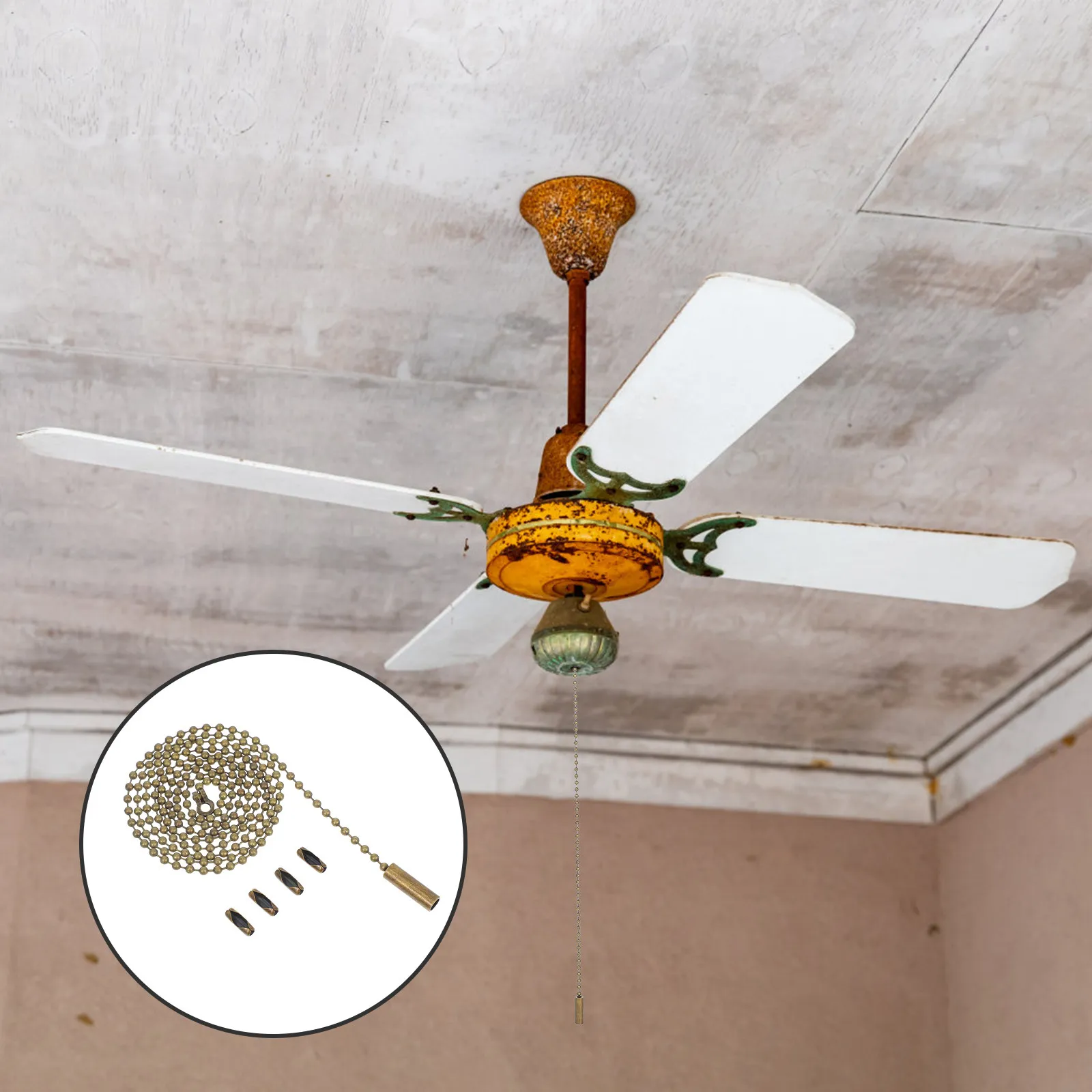 Ceiling Fan Pull Chain Replacement Beaded Light Pull Cord Fan Chain Extender Wall Lamp Bedside Light Fixture Decorative Pendant - Image 5