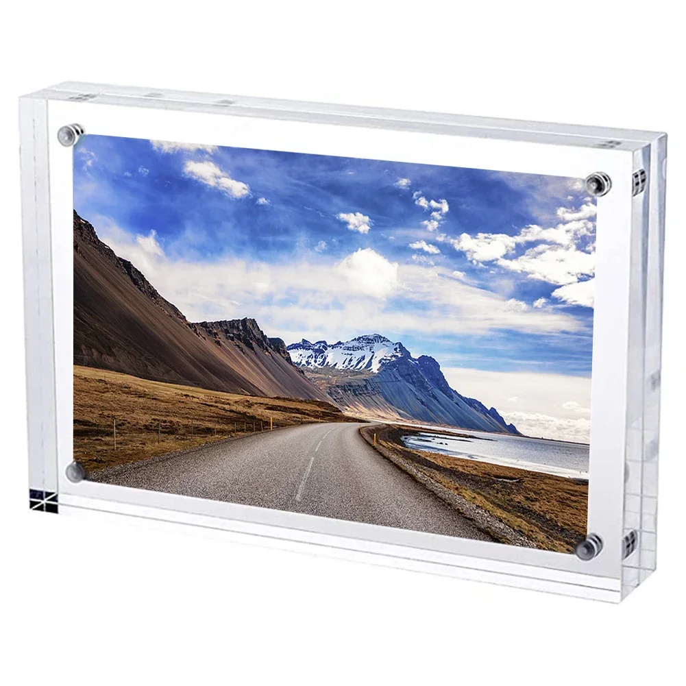 Transparent Acrylic wall photo frames Magnetic Poster Display Stand Picture Frame magnetic photo frame wall frames acrylic frame - Image 6