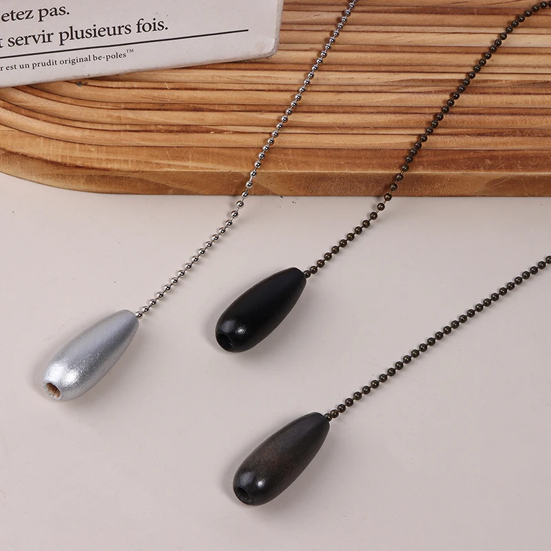 Ceiling Fan Chain Pulls Wooden Pull Chain Pendant Rope Extension Pull Chain Easy Install Removal For Ceiling Light Lamp Fan - Image 5