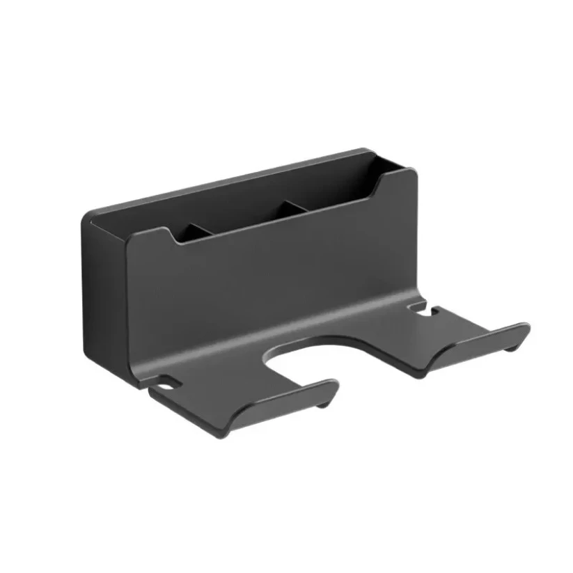 1 Pcs Hair Dryer Holder Wall Dryer Cradle Straightener Stand Hairdryer Organizer Box Plastic Hair Dryer Stand Bathroom Organizer - Image 5