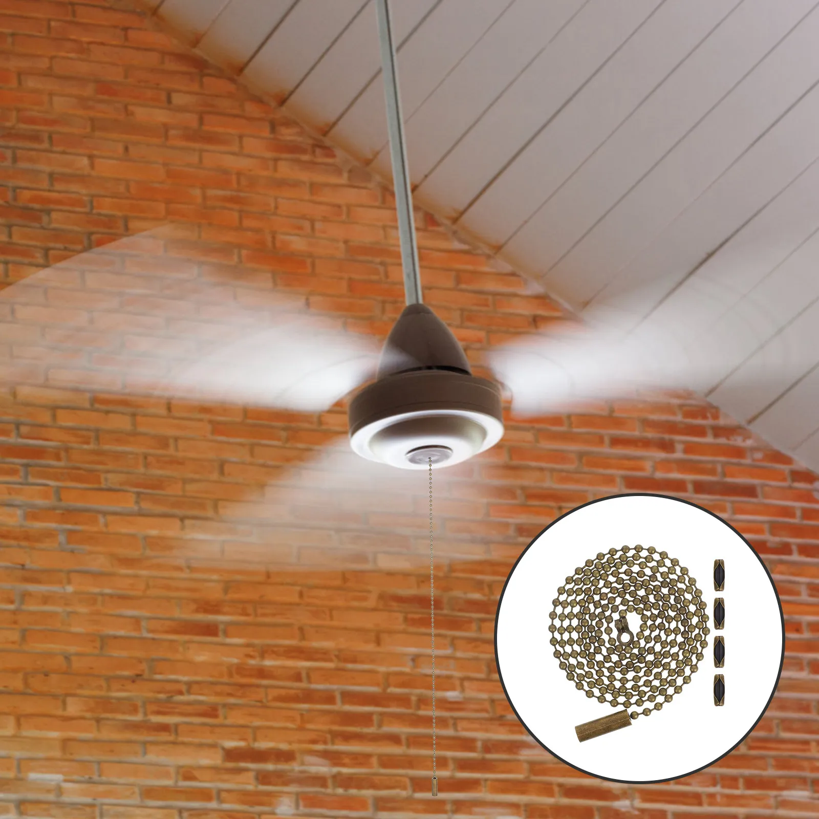 Ceiling Fan Pull Chain Replacement Beaded Light Pull Cord Fan Chain Extender Wall Lamp Bedside Light Fixture Decorative Pendant - Image 2