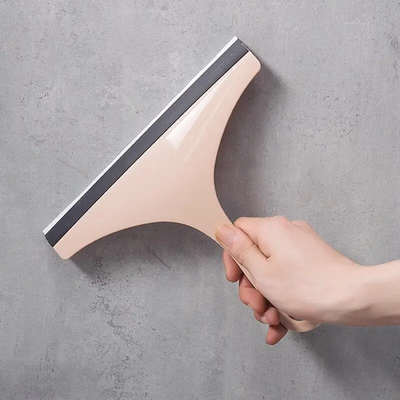 Hand‑held Window Squeegee, Household Glass Wiper Shower Mirror Water Remover Cleaning Tool - Image 3