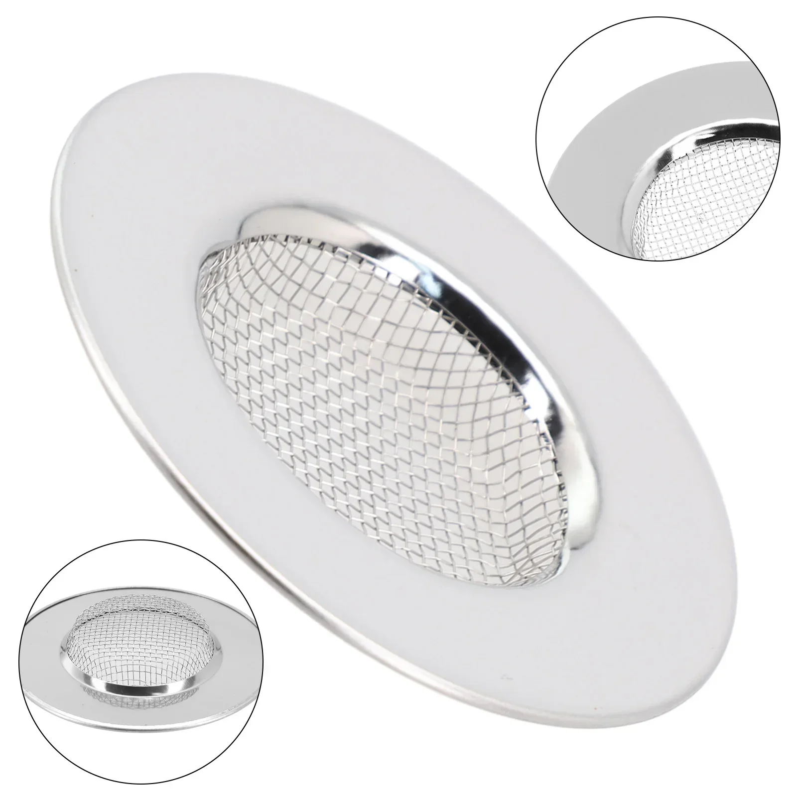 Accessories Set Hair Drain Catcher Bathtub Hair Catcher Stopper Drain Stopper Metal Shower Drain Easy To Clean - Image 5