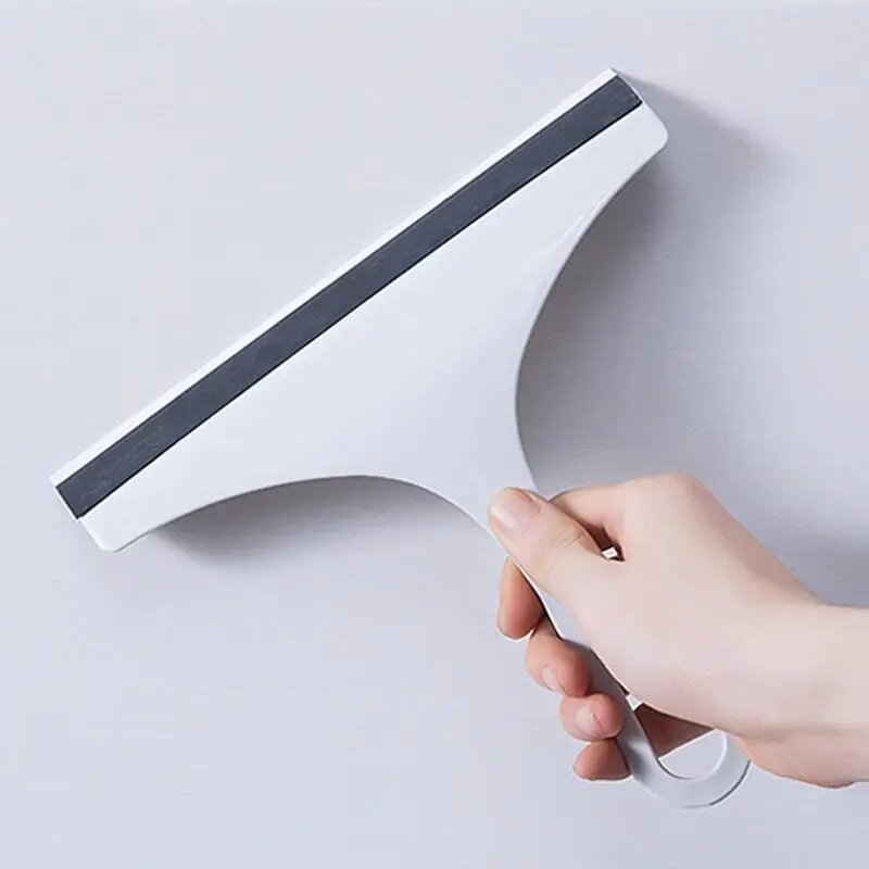 Hand‑held Window Squeegee, Household Glass Wiper Shower Mirror Water Remover Cleaning Tool - Image 4