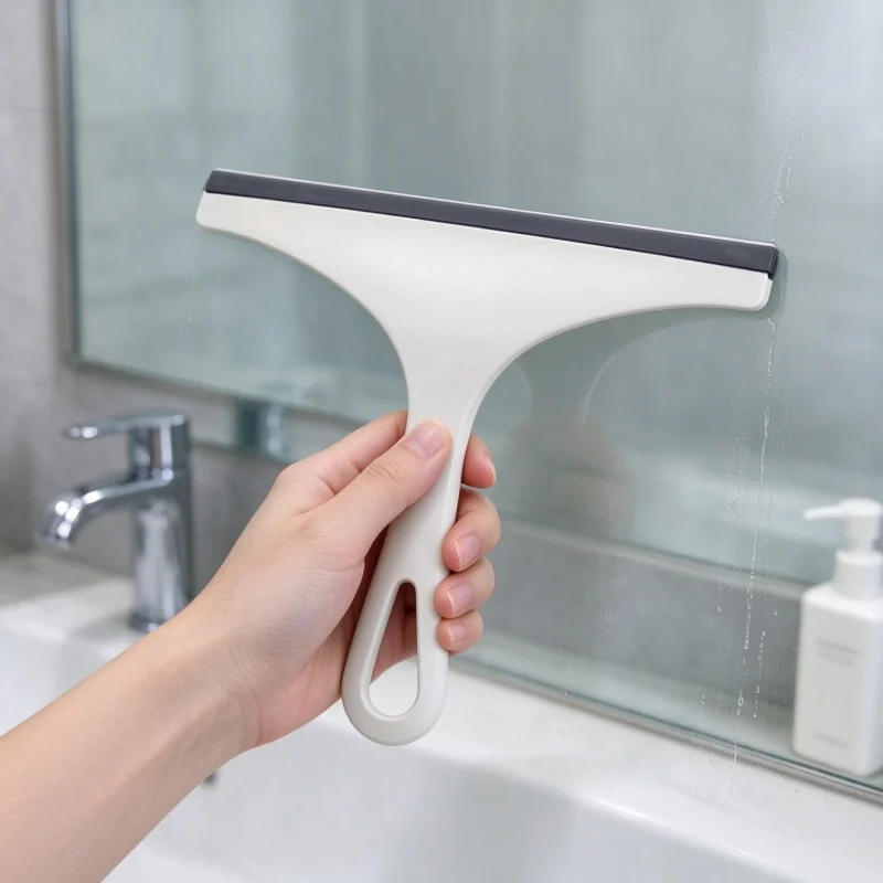 Hand‑held Window Squeegee, Household Glass Wiper Shower Mirror Water Remover Cleaning Tool - Image 5