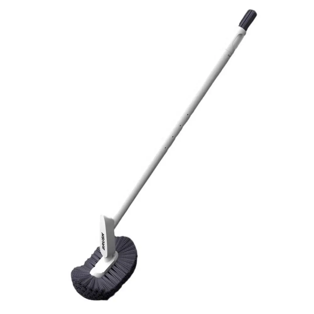 Long Handle Household Toilet Brush Wall Mounted Quick Drying Bent Head Corner Gap Brush Bathroom Cleaning Tools - Image 2